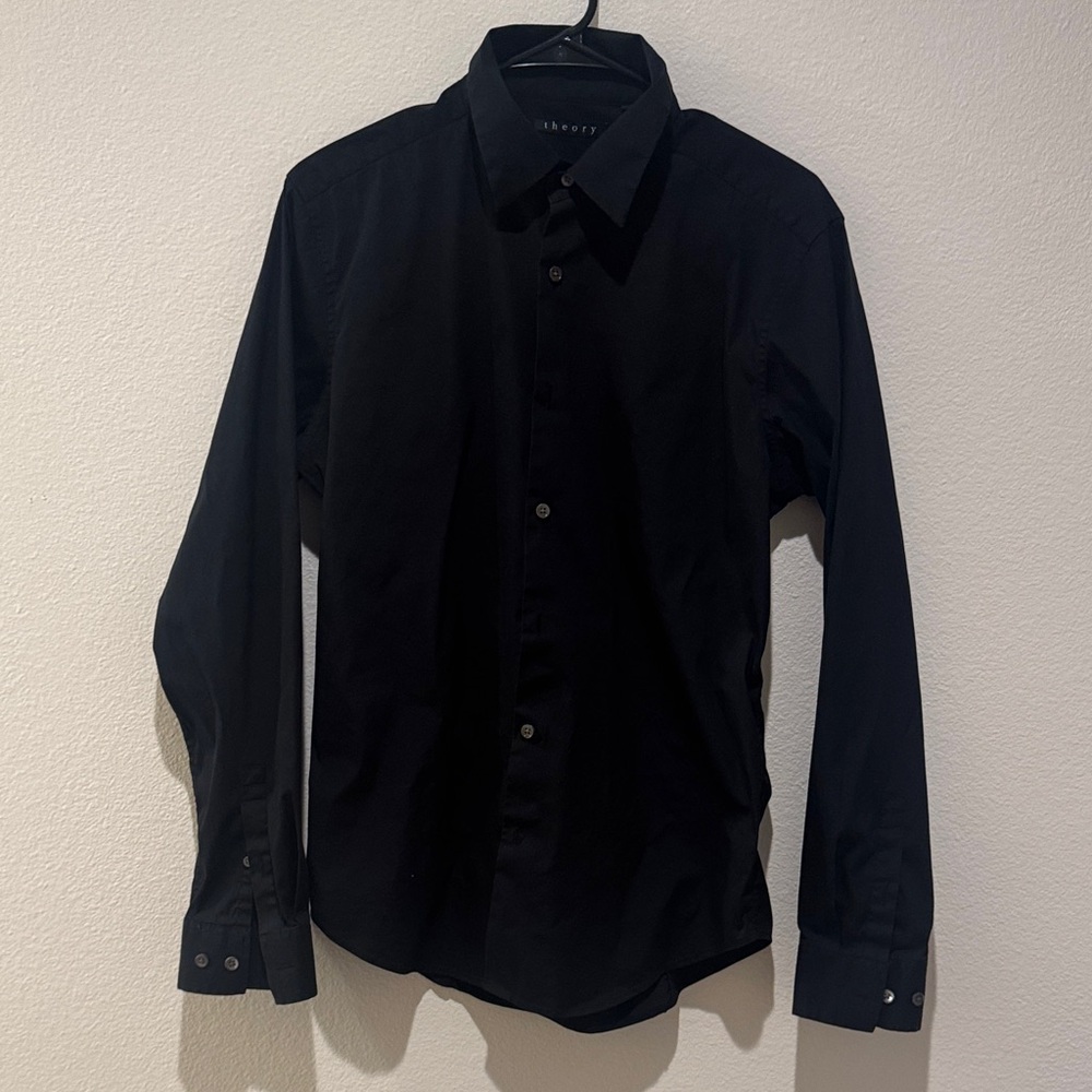 Theory Black Dress Shirt for Men